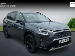 Grey/black Used 2020 Toyota RAV4 Hybrid SUV | £28,958 (Expensive)