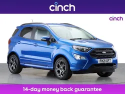 Blue Used 2021 Ford Ecosport ST-Line SUV | £12,199 (Fair price)