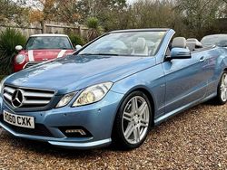 Blue Used 2010 Mercedes E350 Cabriolet | £5,950 (Fair price)