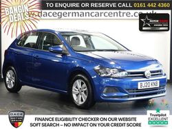 Blue Used 2020 VW Polo SE Hatchback | £9,871 (Fair price)