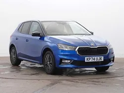 Race blue metallic black magic pearl effect Used 2024 Skoda Fabia Colour Edition Hatchback | £17,950