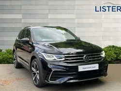 Deep black Used 2022 VW Tiguan R-line SUV | £27,990 (Fair price)