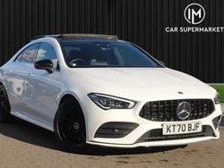 White Used 2021 Mercedes CLA220 AMG Line Premium Plus Sedan | £19,885 (Fair price)