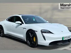 White Used 2020 Porsche Taycan Sedan | £52,600 (Super price)