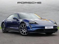 Blue Used 2021 Porsche Taycan Sedan | £44,750 (Fair price)