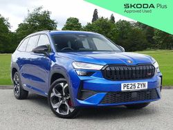 Race blue metallic Used 2025 Skoda Kodiaq vRS SUV | £45,295