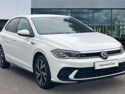 Pure white Used 2023 VW Polo R-line Hatchback | £18,649 (Fair price)
