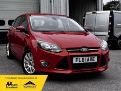 Red Used 2011 Ford Focus Titanium Hatchback | £2,099 (Fair price)