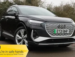Black Used 2021 Audi Q4 e-tron S-Line SUV | £15,990