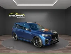 Blue Used 2021 BMW X7 M Sport SUV | £58,500 (A bit pricey)
