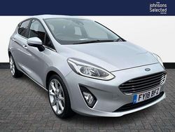 Silver Used 2018 Ford Fiesta Titanium Hatchback | £8,250 (Fair price)