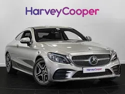 Silver Used 2021 Mercedes C200 AMG line Coupe | £24,800 (A bit pricey)