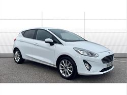 White Used 2019 Ford Fiesta Titanium Hatchback | £10,119 (Fair price)