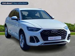 White Used 2024 Audi Q5 S-Line SUV | £39,251 (Fair price)