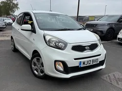 White Used 2012 Kia Picanto 2 Hatchback | £2,295 (Fair price)