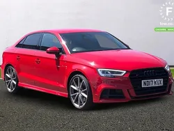 Red Used 2017 Audi A3 Black Edition Sedan | £17,599 (Good price)