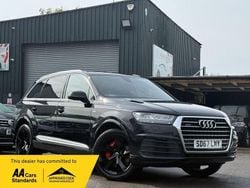 Black Used 2017 Audi Q7 S-Line SUV | £19,990 (Good price)