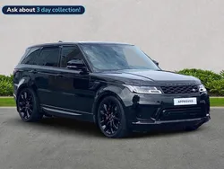 Black Used 2022 Land Rover Range Rover Sport SUV | £46,793 (A bit pricey)