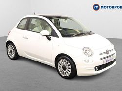 White Used 2021 Fiat 500 Lounge Hatchback | £9,899 (Fair price)