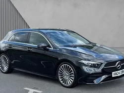 Cosmos black metallic Used 2024 Mercedes A180 AMG Line Premium Plus Hatchback | £27,690 (Expensive)