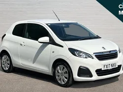 White Used 2017 Peugeot 108 Active Hatchback | £6,103 (Fair price)