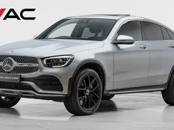Silver Used 2021 Mercedes GLC300e AMG line Coupe | £39,990 (A bit pricey)