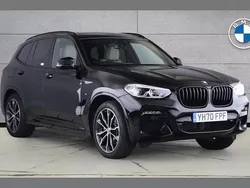 Black Used 2020 BMW X3 M Sport SUV | £31,222 (Fair price)