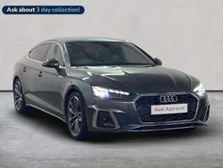 Grey Used 2024 Audi A5 Sportback S-Line Hatchback | £31,997 (Fair price)