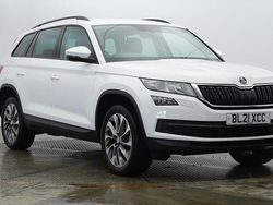 White Used 2021 Skoda Kodiaq SE Drive SUV | £22,550 (Fair price)