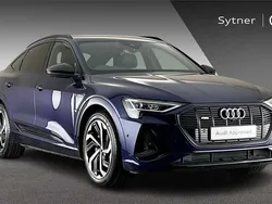 Blue Used 2023 Audi e-tron Sportback Black Edition SUV | £35,500 (A bit pricey)