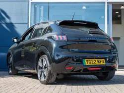Black Used 2022 Peugeot e-208 Premium Hatchback | £12,883 (Fair price)