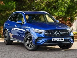 Blue Used 2024 Mercedes GLC300 AMG Line Premium SUV | £45,998 (Fair price)