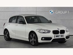 White Used 2017 BMW 118 Sport Line Hatchback | £10,250 (Fair price)