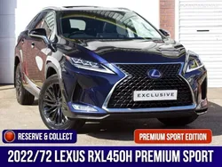 Blue Used 2022 Lexus RX450h SUV | £38,750