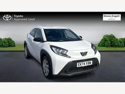 White Used 2024 Toyota Aygo PURE Hatchback | £14,784 (Fair price)