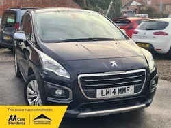 Black Used 2014 Peugeot 3008 Active Hatchback | £2,985 (Fair price)