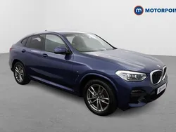Blue Used 2021 BMW X4 M Sport SUV | £32,299 (Fair price)