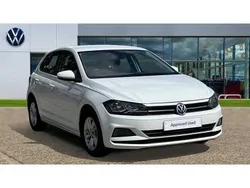 Pure white Used 2018 VW Polo SE Hatchback | £11,501 (Fair price)