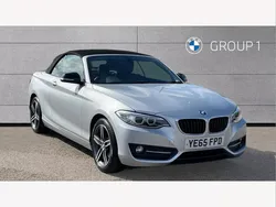 Silver Used 2016 BMW 220 Sport Line Cabriolet | £10,995 (Good price)