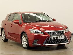 Red Used 2018 Lexus CT200h Hatchback | £15,998 (Expensive)