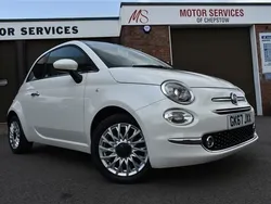 White Used 2017 Fiat 500 Lounge Hatchback | £9,695 (Fair price)