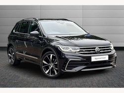 Black Used 2022 VW Tiguan R-line SUV | £27,250 (Fair price)
