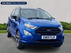 Blue Used 2019 Ford Ecosport ST-Line SUV | £9,799 (Good price)