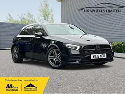 Black Used 2018 Mercedes A200 AMG line Hatchback | £13,890 (Fair price)