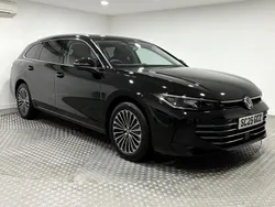 Black New 2025 VW Passat Elegance Estate | £37,995 (A bit pricey)