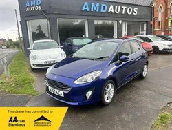 Blue Used 2017 Ford Fiesta Zetec Hatchback | £6,495 (Fair price)