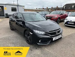 Black Used 2017 Honda Civic SR Hatchback | £11,995 (Fair price)
