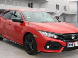 Red Used 2018 Honda Civic Sport Hatchback | £14,099 (Fair price)