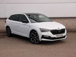 White Used 2024 Skoda Scala Monte Carlo Hatchback | £20,595 (Fair price)