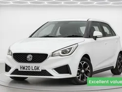 White Used 2020 MG MG3 Exclusive Hatchback | £8,995 (Fair price)